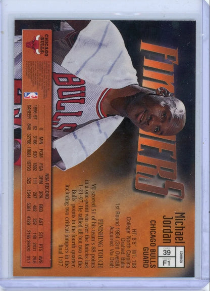 Michael Jordan 1997 Topps Finest Finishers W/ Coating
