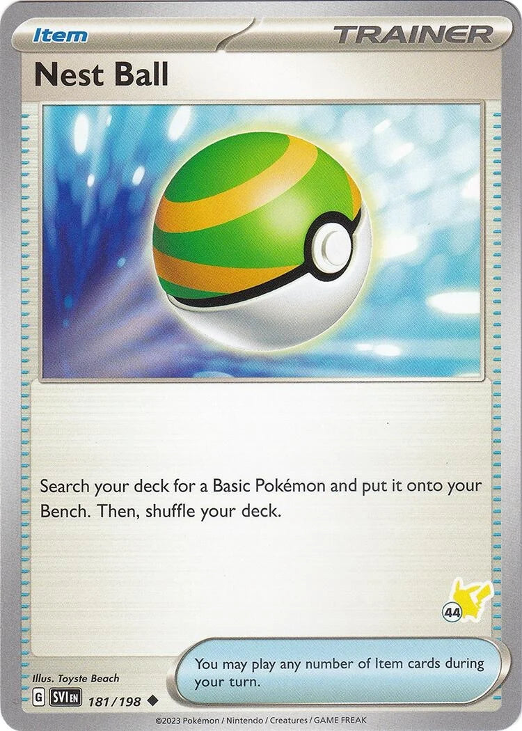 Nest Ball - Pikachu 44 (181/198) (Battle Academy 2024) (BA24)