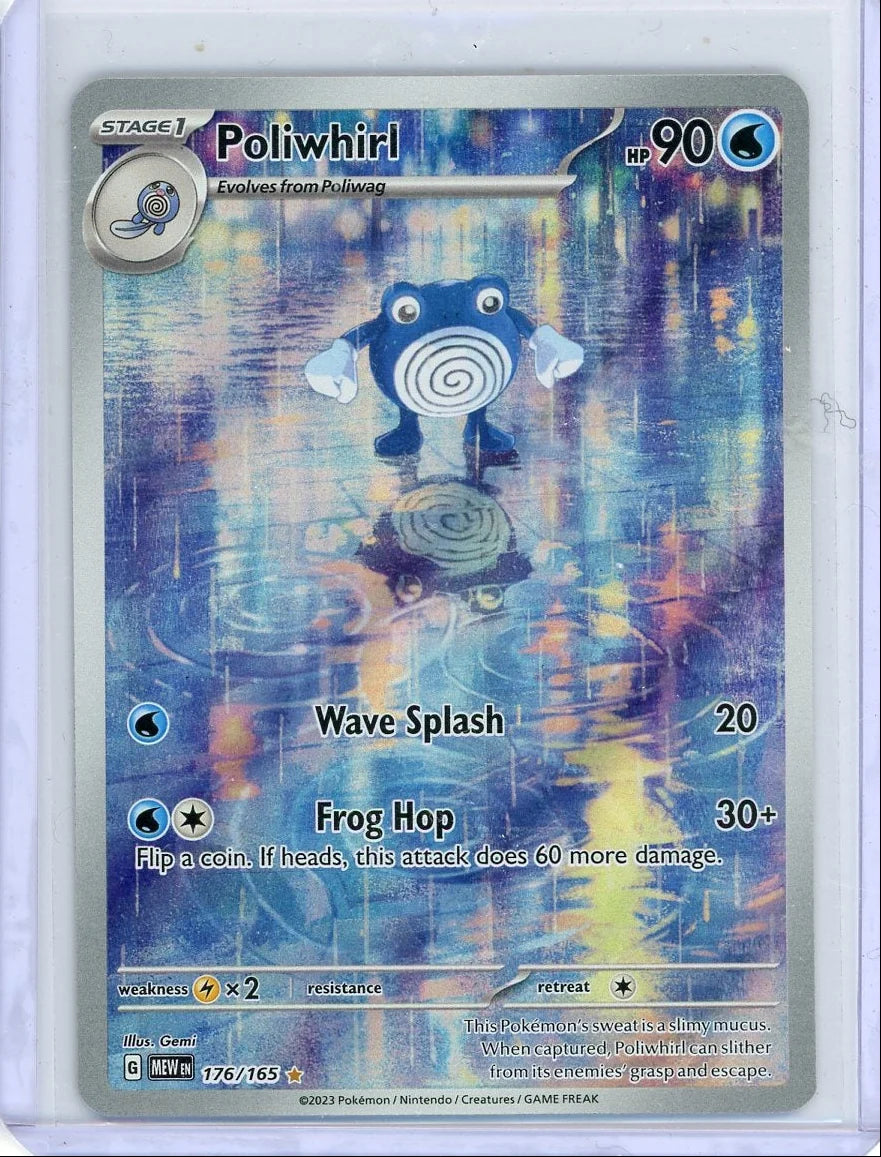Poliwhirl 2023 Pokémon 151 Illustration Rare #176/165