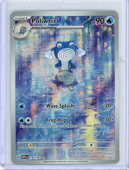 Poliwhirl 2023 Pokémon 151 Illustration Rare #176/165