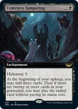Cemetery Tampering (Extended Art) (418) (Streets of New Capenna)