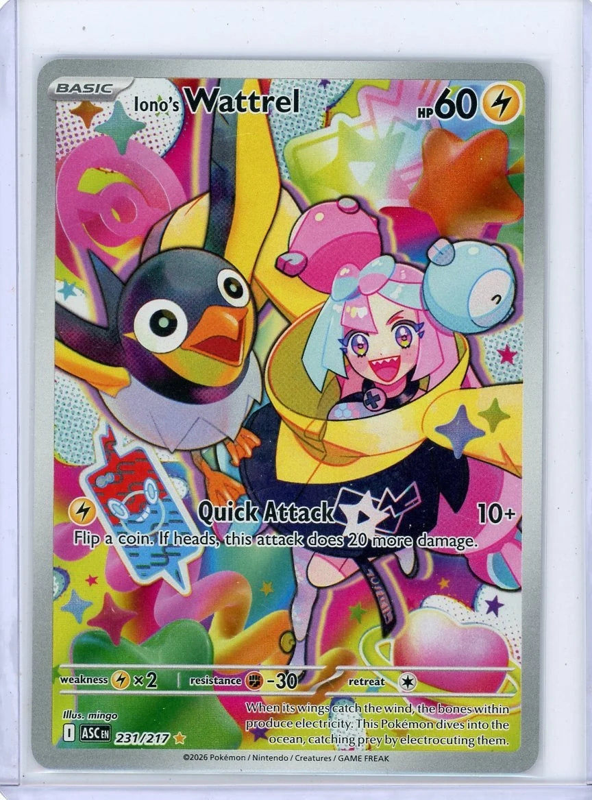 Iono's Wattrel Pokémon Ascended Heroes #231/217