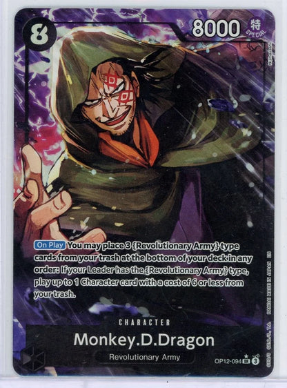 Monkey.D.Dragon One Piece OP12-094 Alt Rare