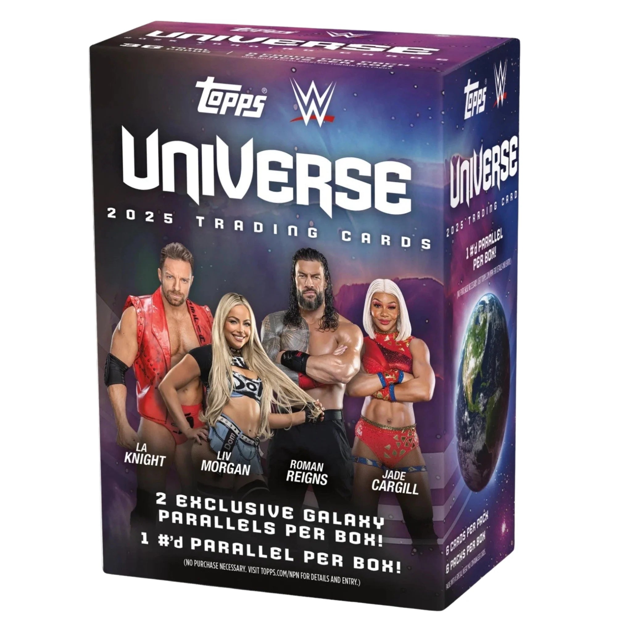 2025 Topps Universe WWE Blaster Box 40-box case