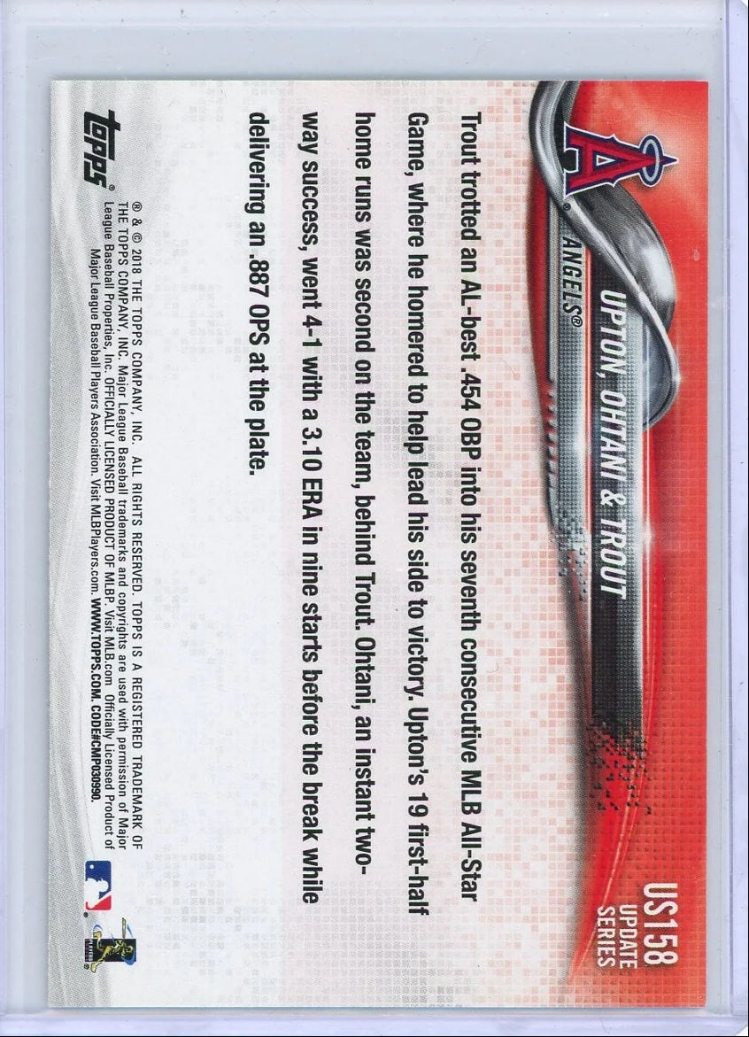Next Stop, Stardom (Shohei Ohtani) 2018 Topps Update Series #US158
