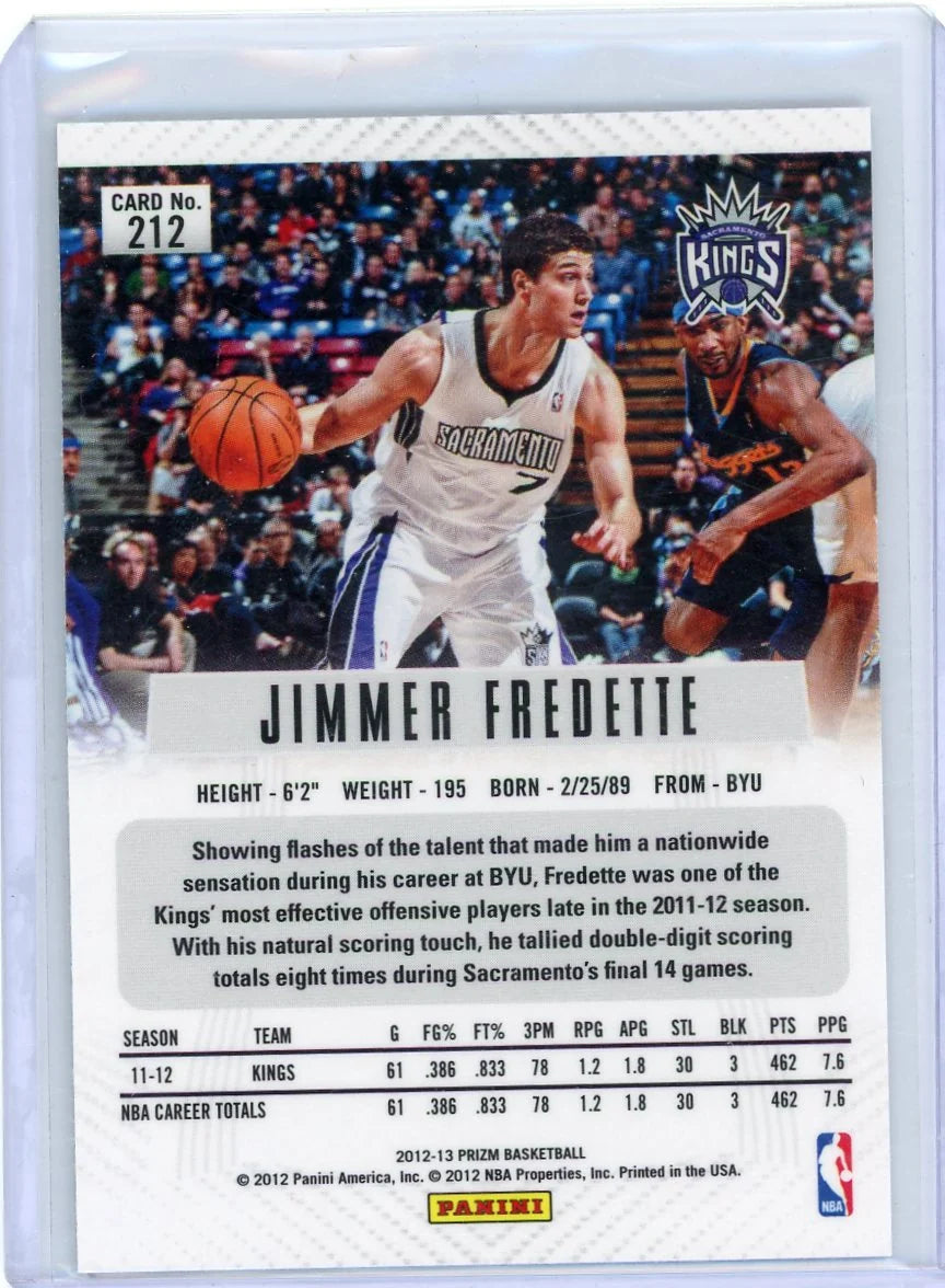 Jimmer Fredette 2012-13 Panini Prizm Silver