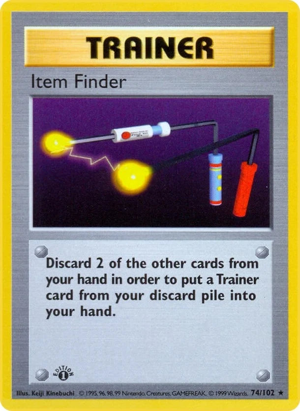 Item Finder (074/102) (Base Set (Shadowless)) (BSS)