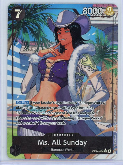 Ms. All Sunday One Piece OP-14 Alternate Art #OP14-084