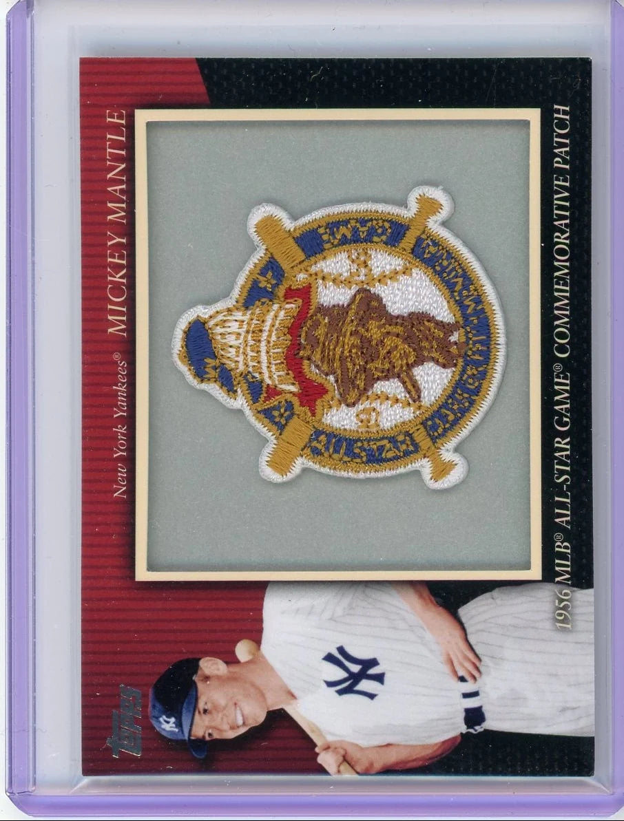 Mickey Mantle 2010 Topps Series 2 '56 ASG Commemorative Patch