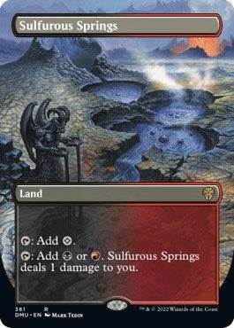 Sulfurous Springs (Borderless) (381) (Dominaria United)