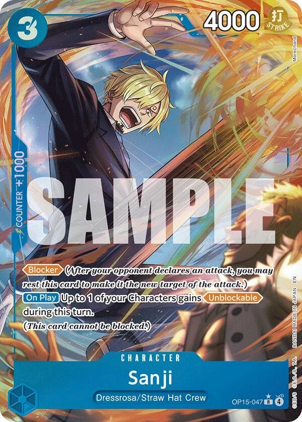 Sanji (OP15-047) (Alternate Art) (OP15-047) (Adventure on Kami's Island) (OP15-EB04)