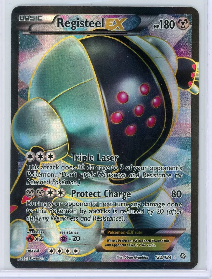 Registeel EX 2016 Pokemon Dragons Exalted Full Art #122/124