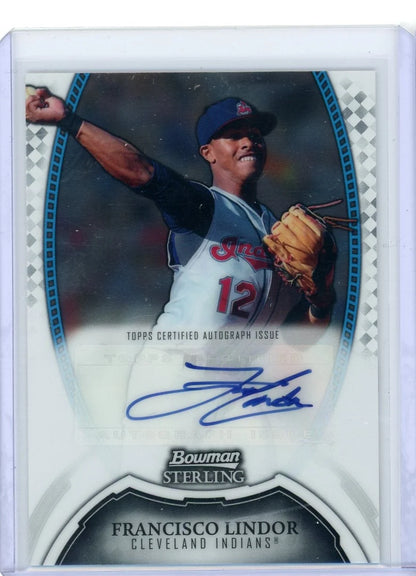 Francisco Lindor 2011 Bowman Sterling Prospects Autographs