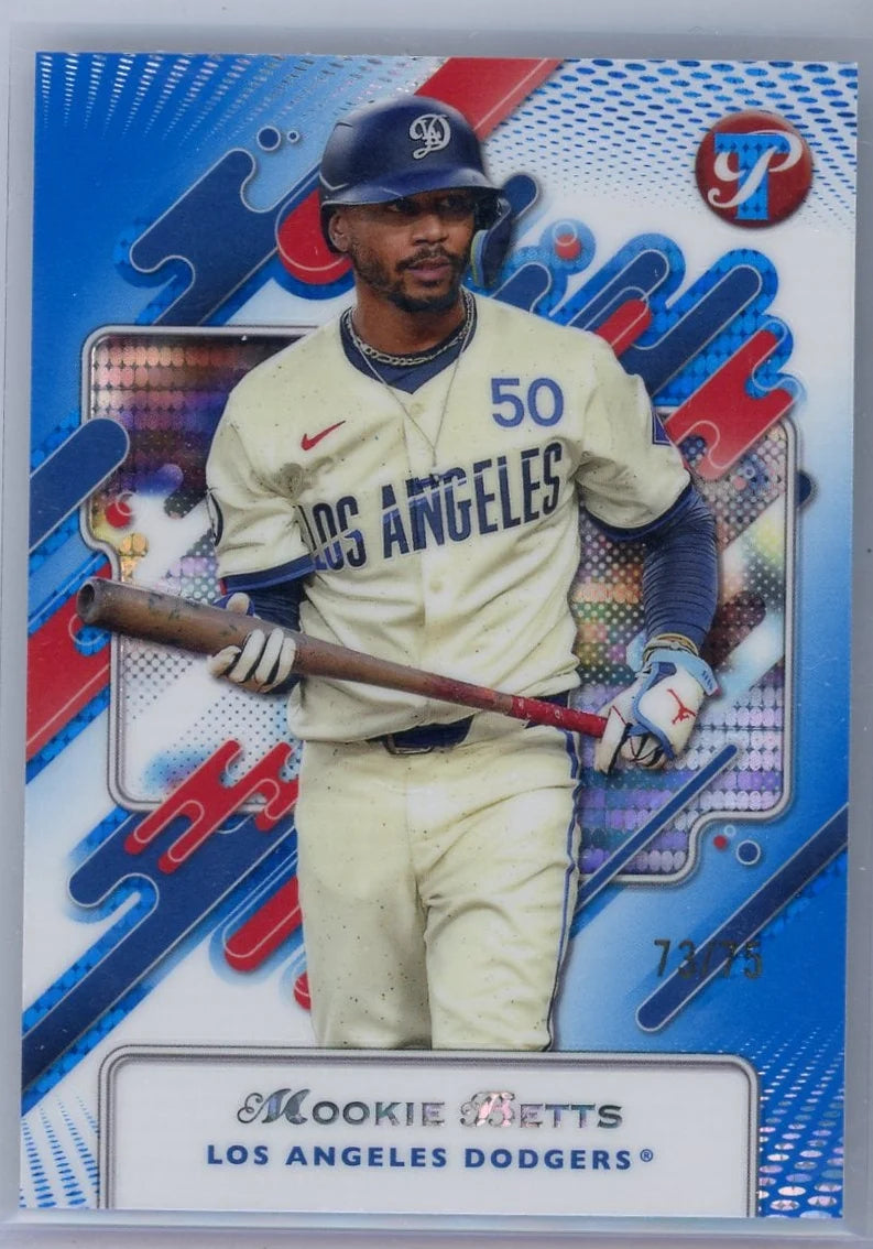 Mookie Betts 2025 Topps Pristine Blue #'d 73/75
