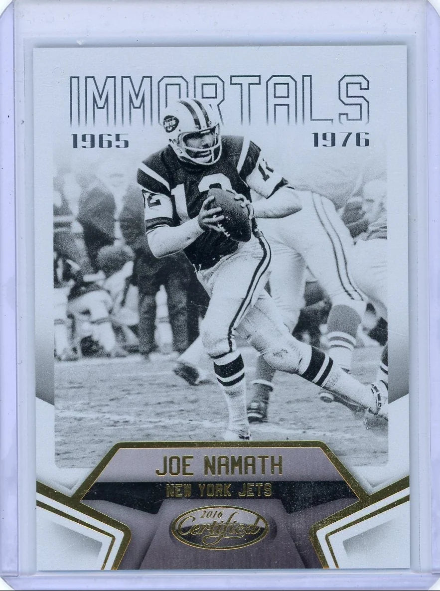 Joe Namath 2016 Panini Certified Immortals #'d 495/999