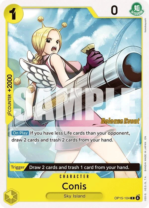 Conis (OP15-104) (Adventure on Kami's Island Release Event Cards) (OP15 RE)