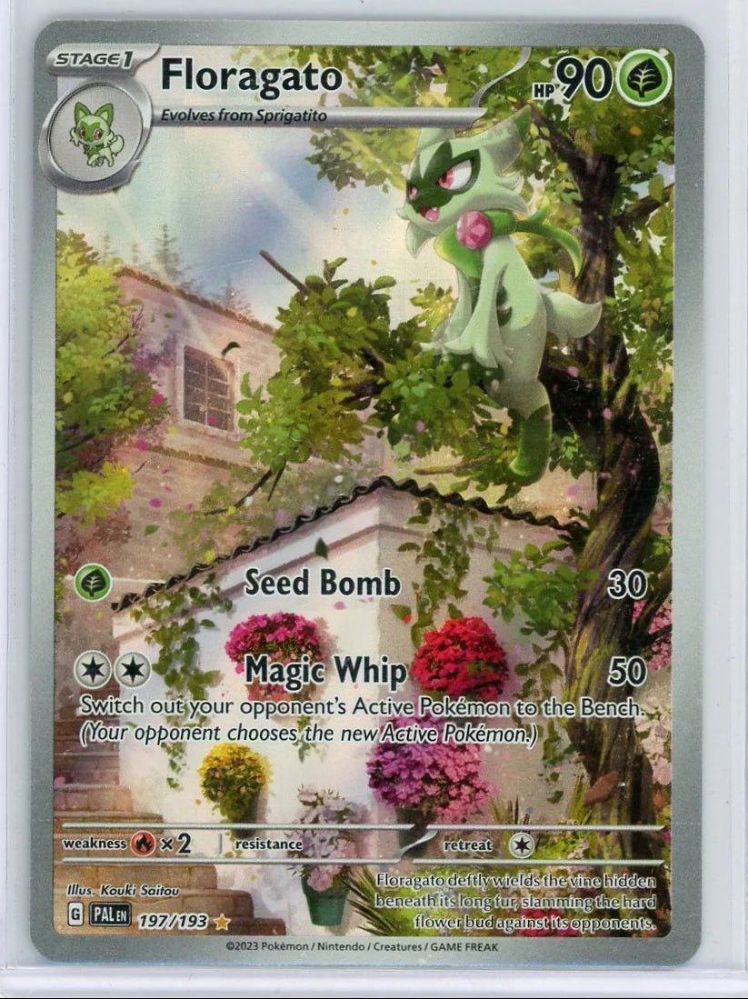 Floragato Pokémon Paldea Evolved Illustration Rare #197/193