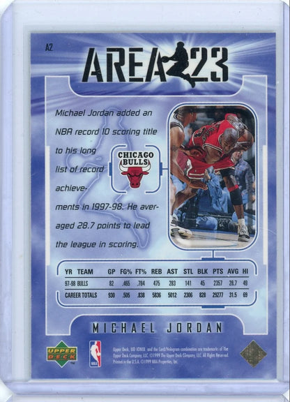 Michael Jordan 1999 Upper Deck Ionix Area 23 #A2