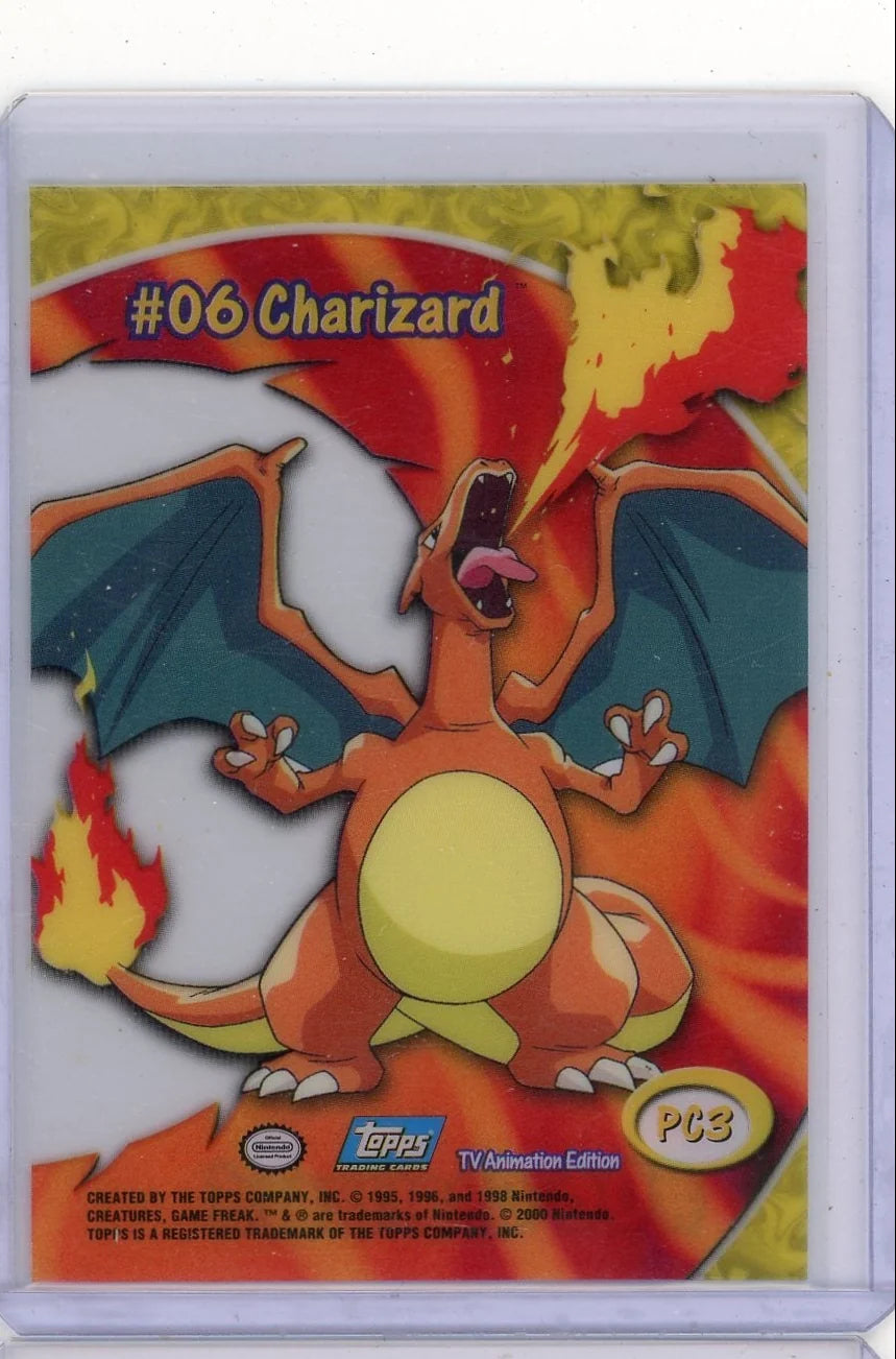 Charizard 2000 Topps Pokemon TV Animation acetate #PC3
