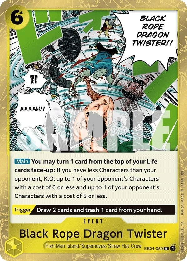 Black Rope Dragon Twister (EB04-059) (Adventure on Kami's Island) (OP15-EB04)