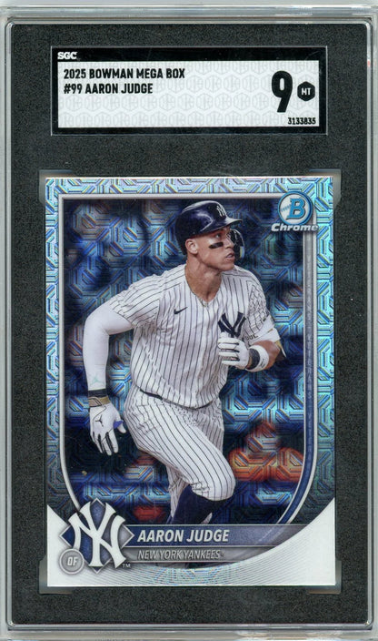 Aaron Judge 2025 Bowman Mega Box SGC 9 (Copy)