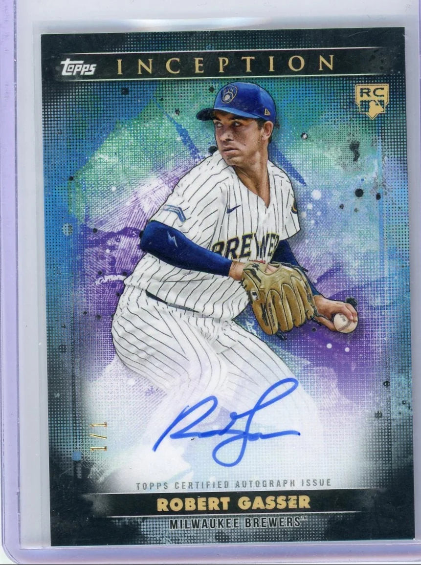 Robert Gasser 2024 Topps Inception Rookie Autograph #'d 1/1