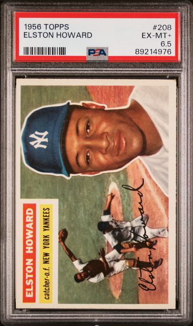 Elston Howard 1956 Topps #208 PSA 6.5