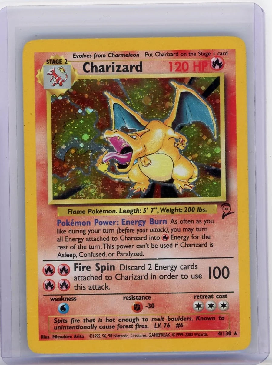 Charizard Pokémon Base Set 2 Holo #4/130