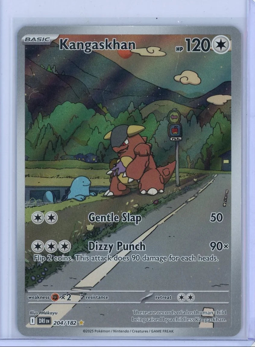 Kangaskhan Pokémon Destined Rivals Illustration Rare #204/182