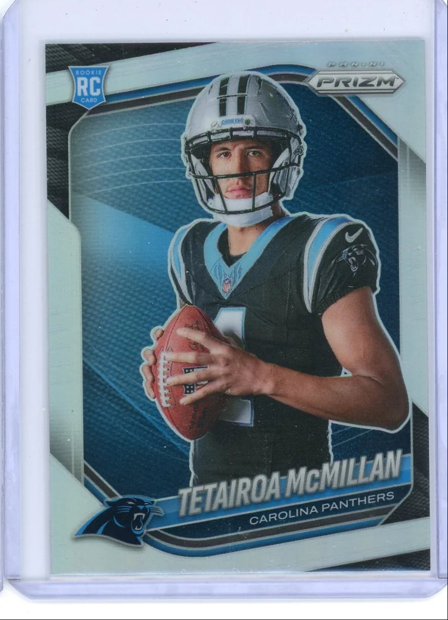 Tetairoa McMillan 2025 Panini Prizm Silver Variation RC