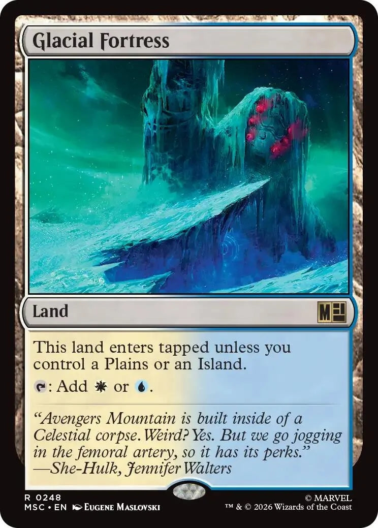 Glacial Fortress (Surge Foil) (248) (Marvel Super Heroes)