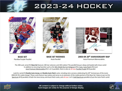 2023-24 Upper Deck SPx Hockey Hobby Box