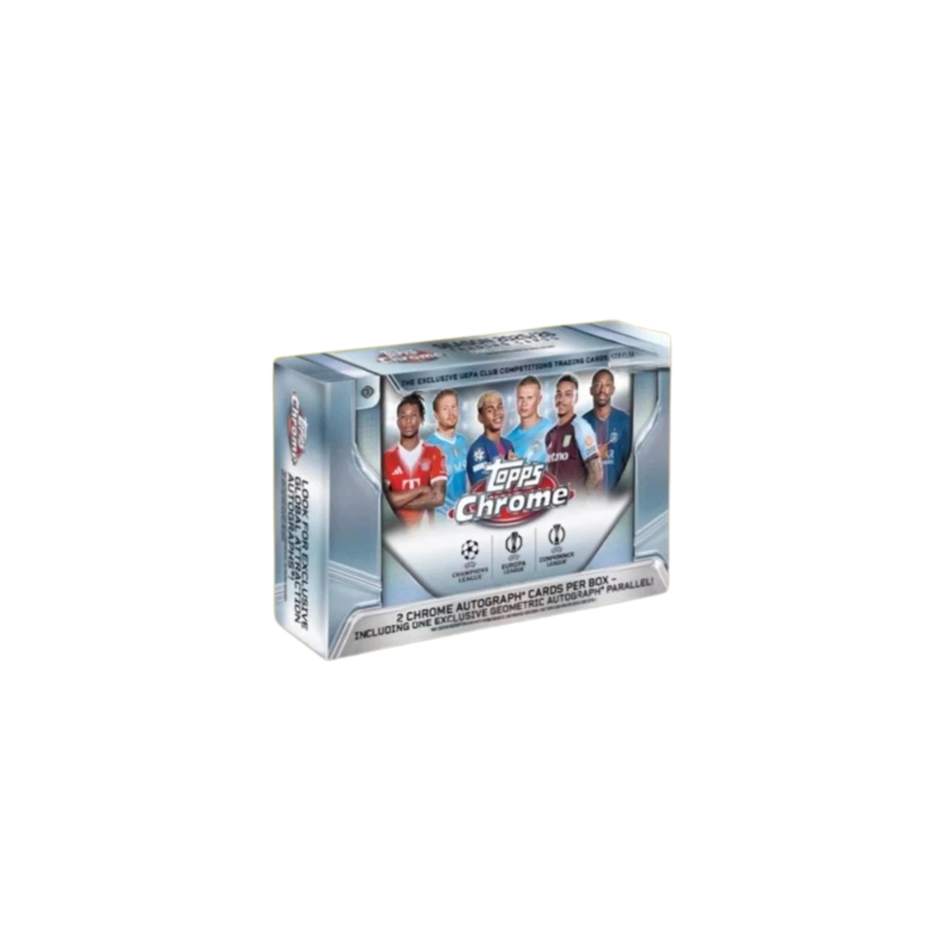 2025-26 Topps UEFA Club Competitions Chrome Soccer Breaker's Delight Box