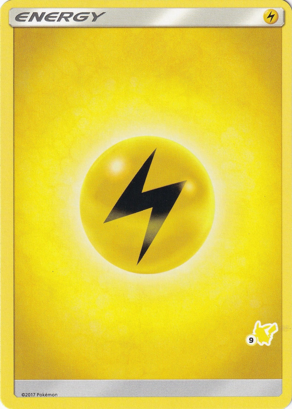 Lightning Energy (#9 Pikachu Stamped) (Battle Academy) (BTA)