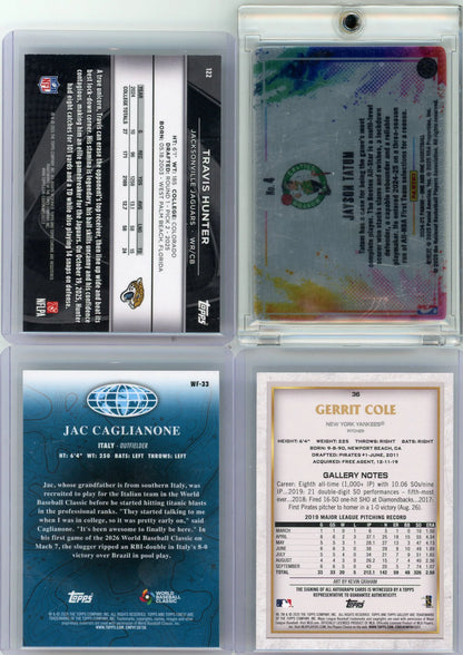 Gerrit Cole 2020 Topps Gallery Autograph #36
