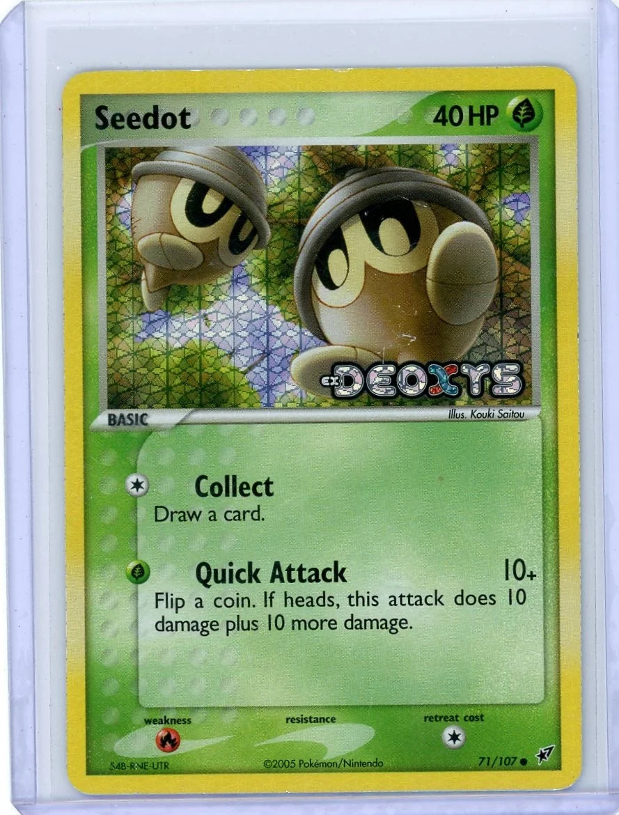 Seedot Pokémon Ex Deoxys Reverse Holo #71/107