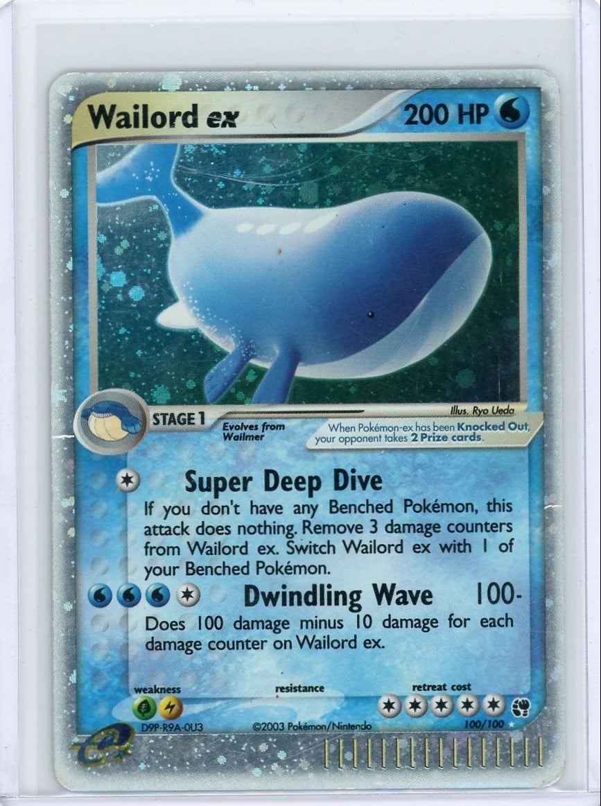 Wailord ex Pokémon Sandstorm #100/100 (DMG)