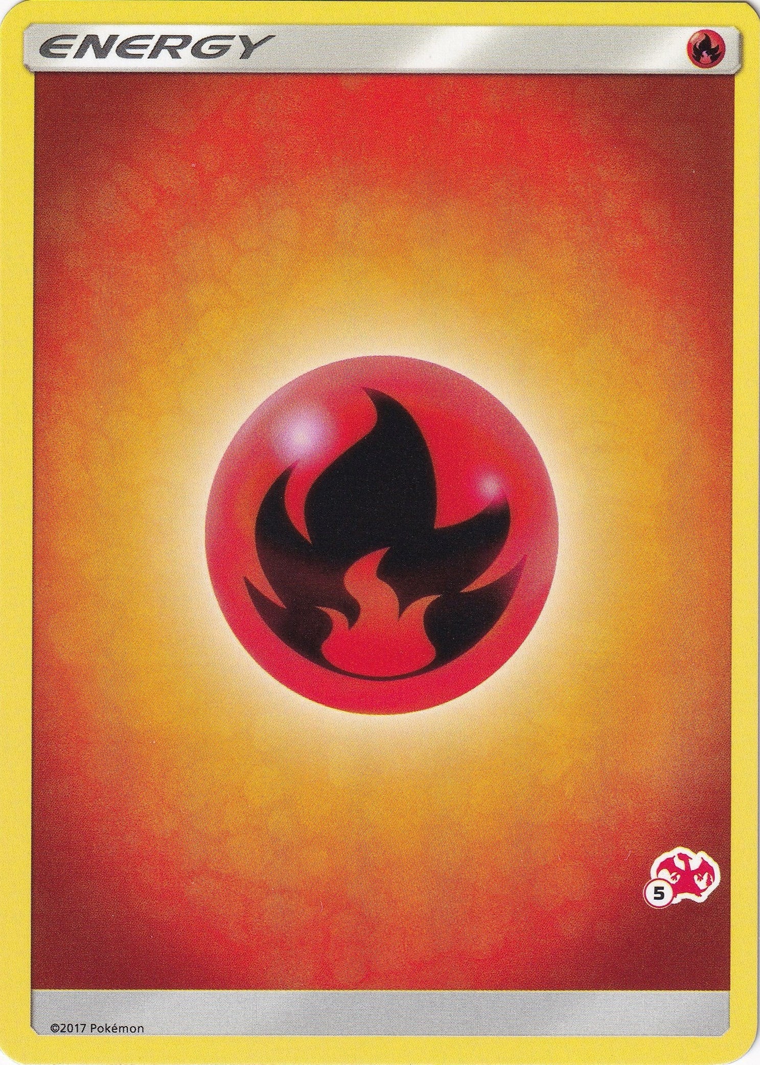 Fire Energy (#5 Charizard Stamped) (Battle Academy) (BTA)