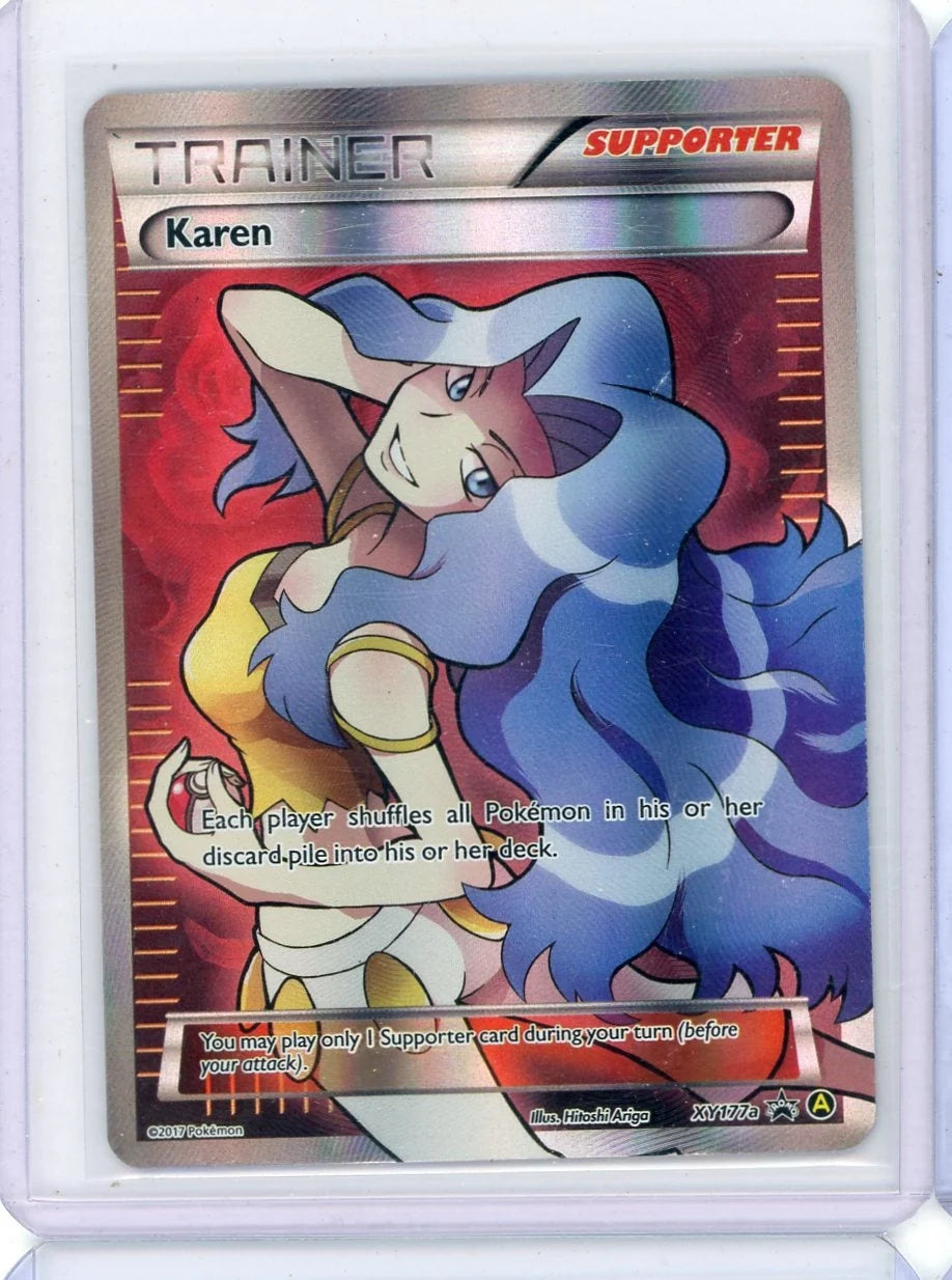 Karen 2017 Pokemon Black Star Promo #XY177a