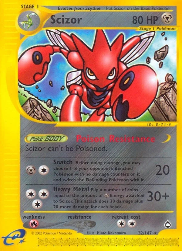 Scizor (032/147) (Aquapolis) (AQ)