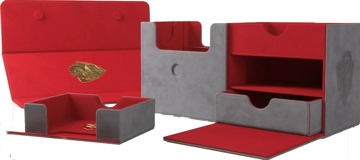 GameGenic x Tolarian Community College - The Academic Grey/Red (Holds 133+)