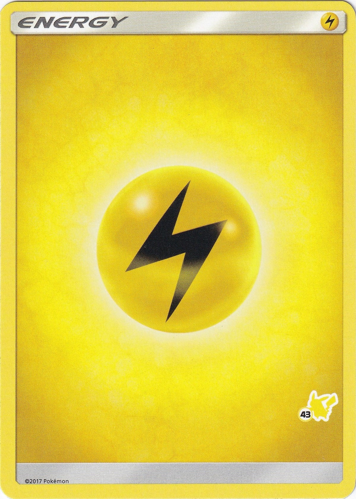 Lightning Energy (#43 Pikachu Stamped) (Battle Academy) (BTA)