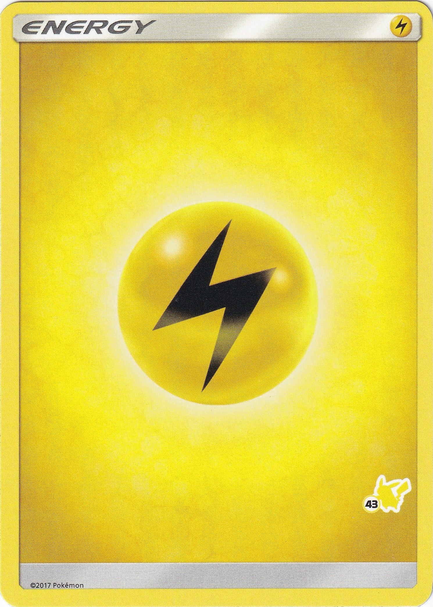 Lightning Energy (#43 Pikachu Stamped) (Battle Academy) (BTA)