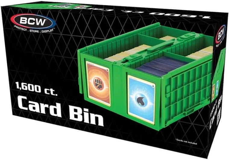 1600 Collectible Card Bin - Green