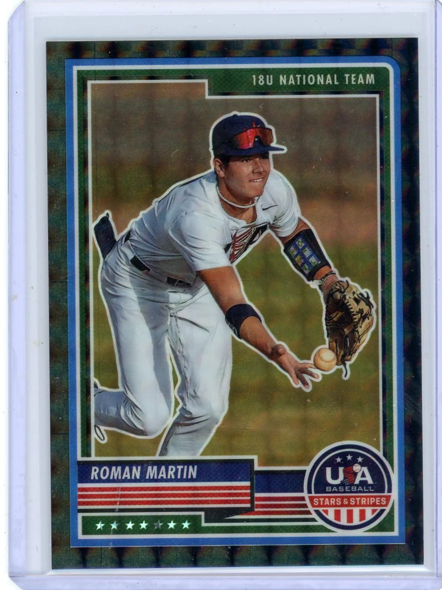 Roman Martin 2023 Panini USA Stars & Stripes Black Finite #'d 1/1