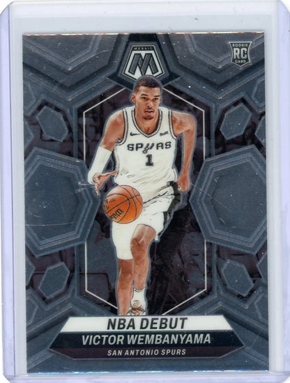Victor Wembanyama 2023-24 Panini Mosaic Victor Wembanyama NBA Debut Rookie