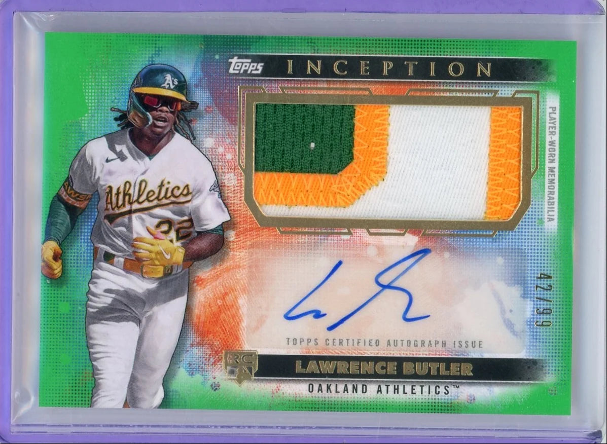 Lawrence Butler 2024 Topps Inception RPA #'d 42/99