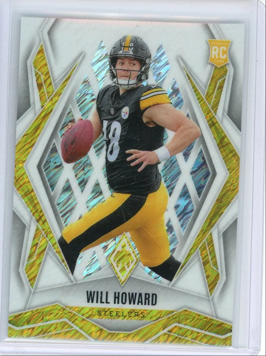 Will Howard 2025 Panini Phoenix White Shimmer Prizm RC