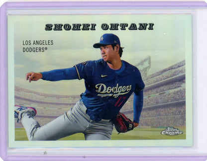 2025 Topps Chrome Platinum Shohei Ohtani Rails and Sails Refractor Insert #55RS-19 MINT