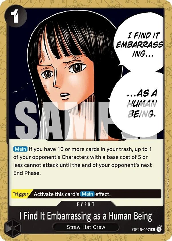 I Find It Embarrassing as a Human Being (OP15-097) (Adventure on Kami's Island) (OP15-EB04)